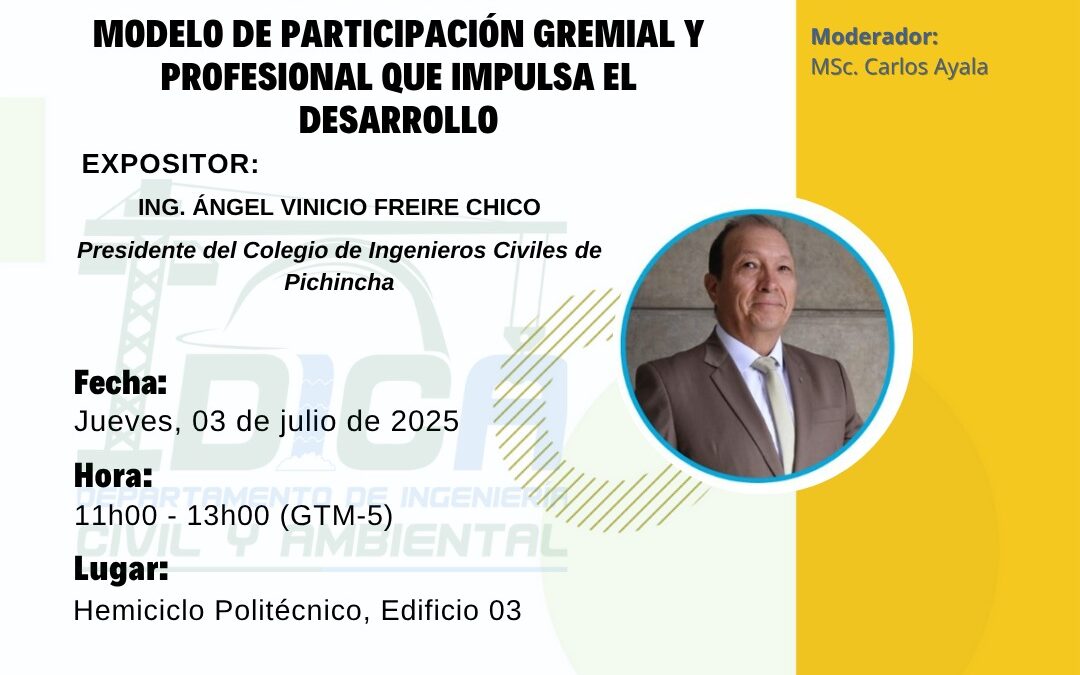 Ciclo de conferencias DICA EPN 2025-A