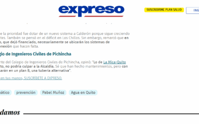 La visión del Colegio de Ingenieros Civiles de Pichincha