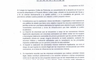COMUNICADO! Proyecto Minero Loma Larga