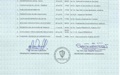 Calendario de Actividades